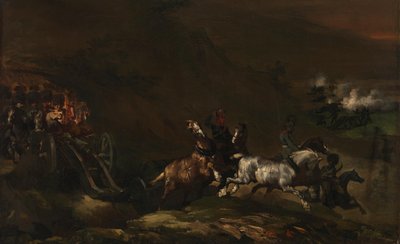 Auffahrende Artillerie von Theodore Gericault