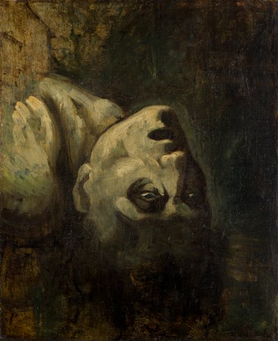 Kopf eines ertrunkenen Mannes von Theodore Gericault