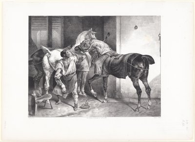 Der englische Hufschmied von Theodore Gericault