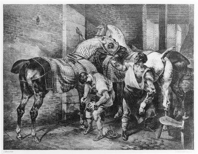 Der englische Hufschmied von Theodore Gericault