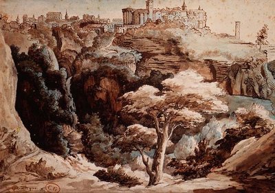 Ansicht von Tivoli von Theodore Gericault