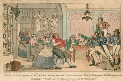 Der Tumult in der Taverne von Theodore Lane