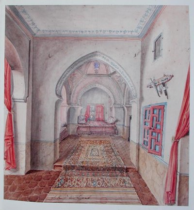 Ein maurisches Interieur, Algier von Theodore Leblanc