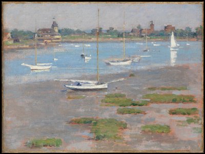 Ebbe, Riverside Yacht Club von Theodore Robinson