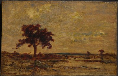 Sumpflandschaft, undatiert von Theodore Rousseau
