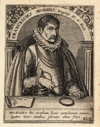 Francois Modius, flämischer Jurist und Humanist von Theodore de Bry