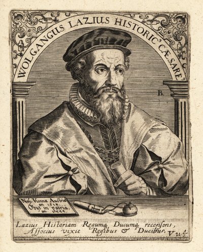 Wolfgang Laz, österreichischer Kartograph und Historiker von Theodore de Bry