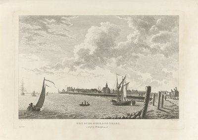 Ansicht von Oudeschild auf Texel von Theodorus de Roode