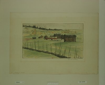Norwegische Landschaft von Théophile Alexandre Steinlen
