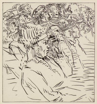 Theaterpublikum, 20. Jahrhundert von Therese Lessore