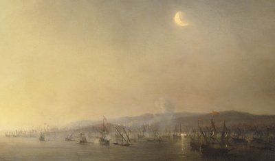 Seeschlacht von Cartagena am 3. September 1643 von Théodore Gudin, 1844 von Theodore Gudin