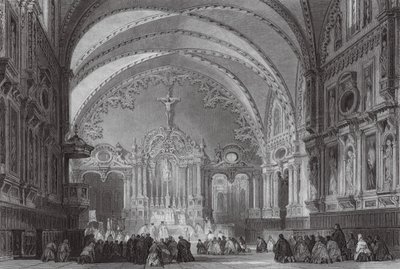 Kirche von St. Tour, Toulouse von Thomas (after) Allom