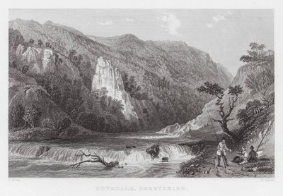 Dovedale, Derbyshire (Stich) von Thomas (after) Allom