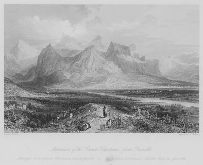 Berg der Grande Chartreuse, von Grenoble (Stich) von Thomas (after) Allom