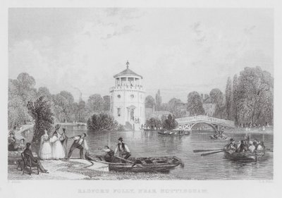 Radford Folly, bei Nottingham (Gravur) von Thomas (after) Allom