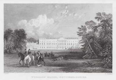 Worksop Manor, Nottinghamshire von Thomas (after) Allom