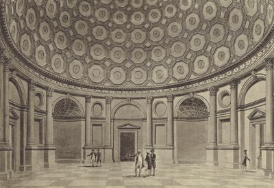 Brokers Exchange, Sir Robert Taylors Rotunde, Bank of England von Thomas (after) Malton