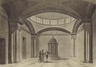 Sir Robert Taylors Vier-Prozent-Reduzierte-Rentenbüro, Bank von England von Thomas (after) Malton