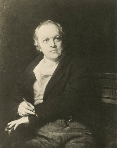 William Blake, englischer Dichter und Künstler von Thomas (after) Phillips