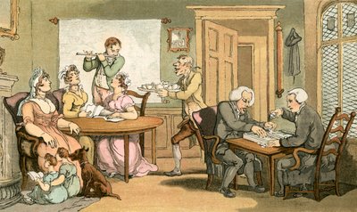 Der gesellschaftliche Abend von Thomas (after) Rowlandson
