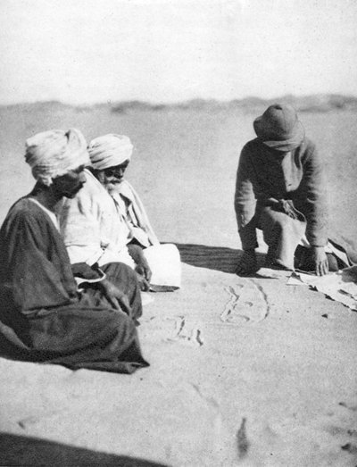 Kartierung im Sand, Halfa nach Shellal, Ägypten von Thomas A. Glover