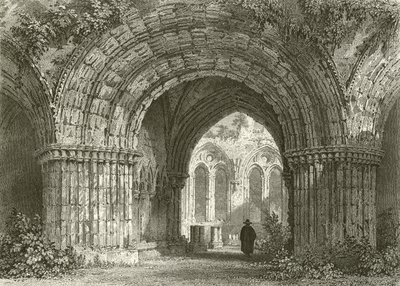 Kapitelhaus, Furness Abbey von Thomas Allom