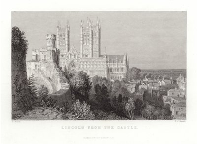 Lincoln von der Burg von Thomas Allom