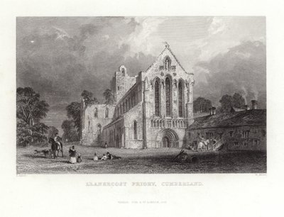 Llanercost Priory in Cumberland von Thomas Allom
