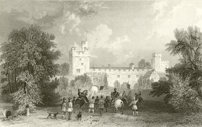 Naworth Castle, Cumberland von Thomas Allom