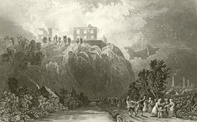 Nottingham Castle von Thomas Allom