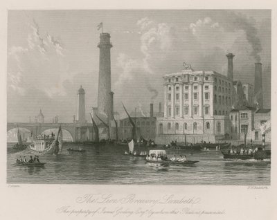 Die Löwenbrauerei in Lambeth von Thomas Allom