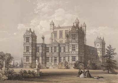 Wollaton Hall, Nottinghamshire von Thomas Allom