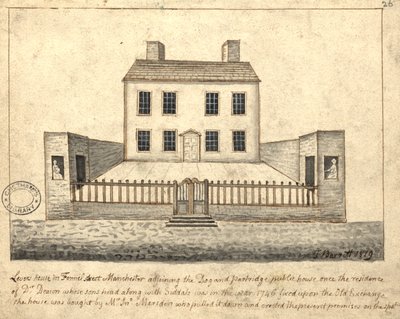 Levers House, Manchester, 1819 von Thomas Barritt