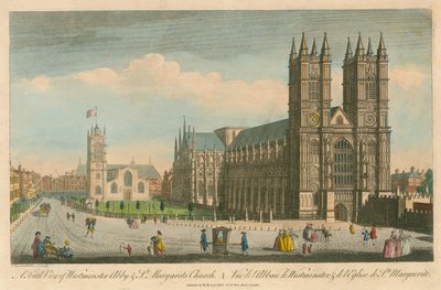 Südansicht der Westminster Abbey und der St. Margaret