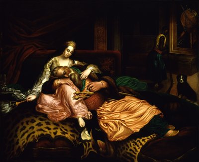 (Innenszene mit Sultan und Konkubine) von Thomas Buchanan Read
