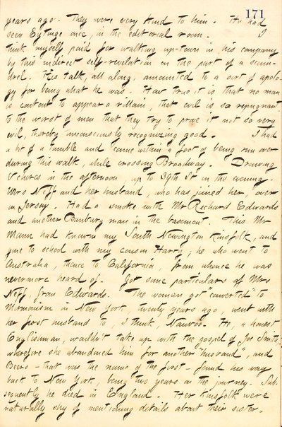 Thomas Butler Gunn Tagebücher - Band 10, Seite 192, 20. April 1859 von Thomas Butler Gunn