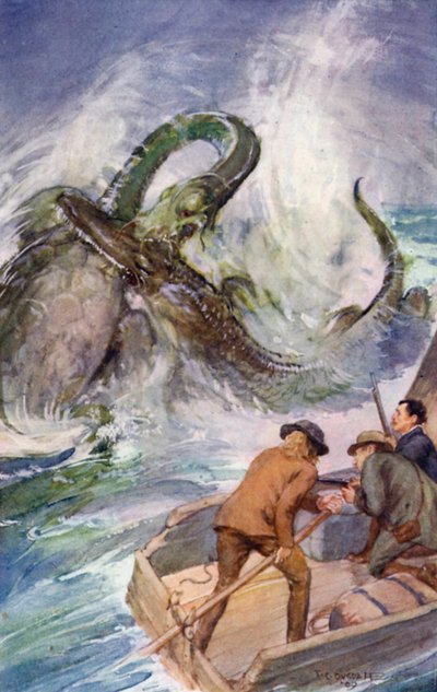 Illustration für Eine Reise zum Mittelpunkt der Erde von Jules Verne von Thomas Cantrell Dugdale