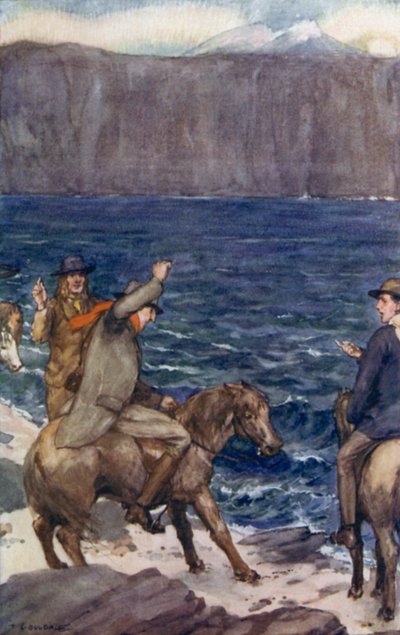 Illustration für Eine Reise zum Mittelpunkt der Erde von Jules Verne von Thomas Cantrell Dugdale