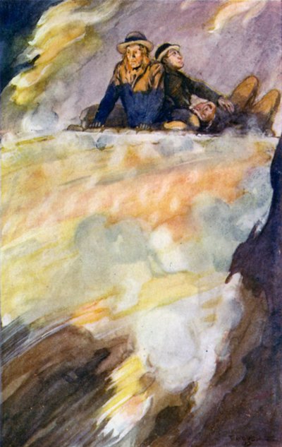 Illustration für Eine Reise zum Mittelpunkt der Erde von Jules Verne von Thomas Cantrell Dugdale