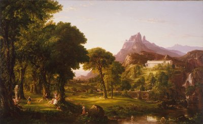 Traum von Arkadien von Thomas Cole