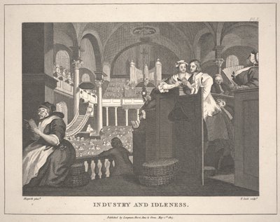 Industry and Idleness [nach Hogarths The Industrious 