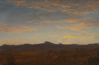 Studie für "Catskill Creek", ca. 1844-5 von Thomas Cole