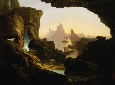 Das Nachlassen der Wasser der Sintflut von Thomas Cole