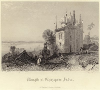 Moschee in Ghazipore von Thomas Colman Dibdin