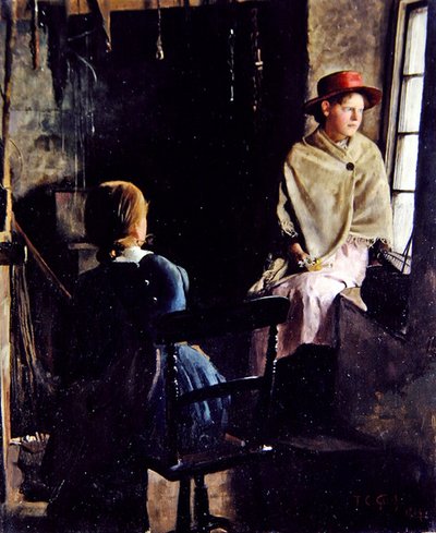 Ein Cottage-Inneres, Newlyn (1884) von Thomas Cooper Gotch