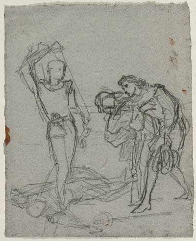 Duell nach dem Maskenball, ca. 1857 von Thomas Couture