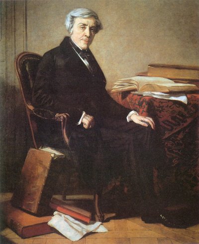 Porträt von Jules Michelet (1798-1874) von Thomas Couture