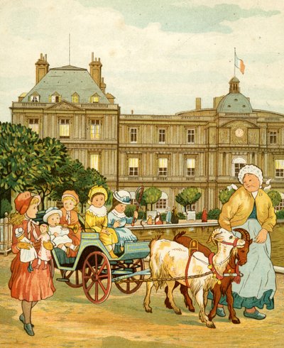 Luxemburg-Gärten, Kinderziegenritt von Thomas Crane