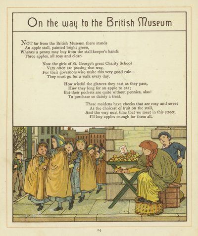 Auf dem Weg zum British Museum von Thomas Crane