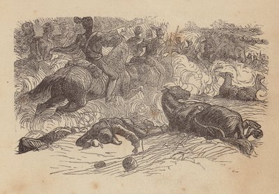 Der Angriff der Leichten Brigade (farbige Gravur) von Thomas Dalziel